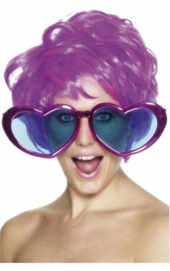 Smiffys Jumbo Heart Glasses Accessory All Accessories