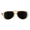 Bristol Novelty Elvis Shades Gold Accessory