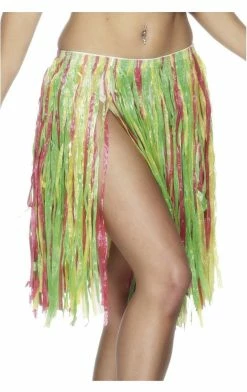 Smiffys Around The World Multi Coloured 56cm Hula Skirt