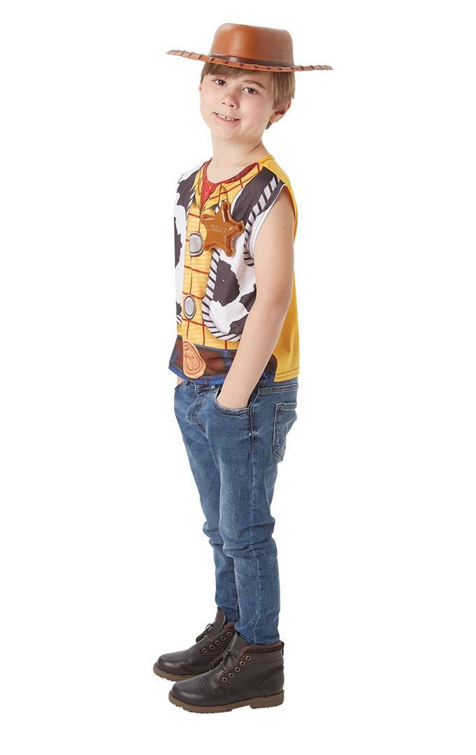 Brand new 🎁 Rubies Kids Woody Accessory Set Costume Cartoons 🤩 2 Rubies Kids Woody Accessory Set Costume Cartoons