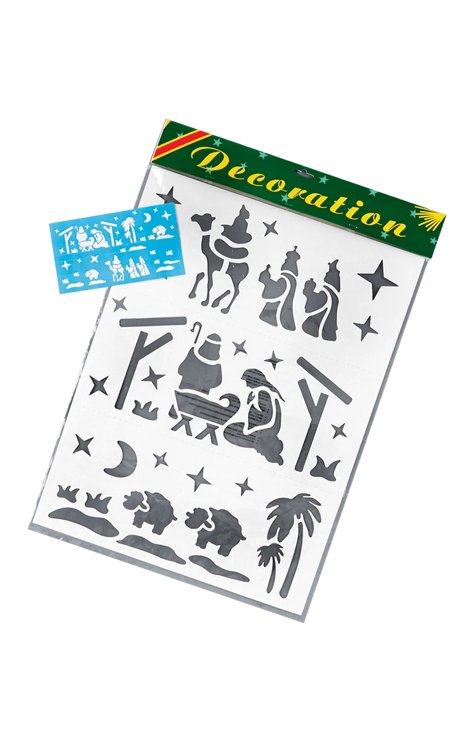 Promo 💯 Premier Decorations Nativity 🎁 Christmas Stencil 🎁 1 Premier Decorations Nativity Christmas Stencil