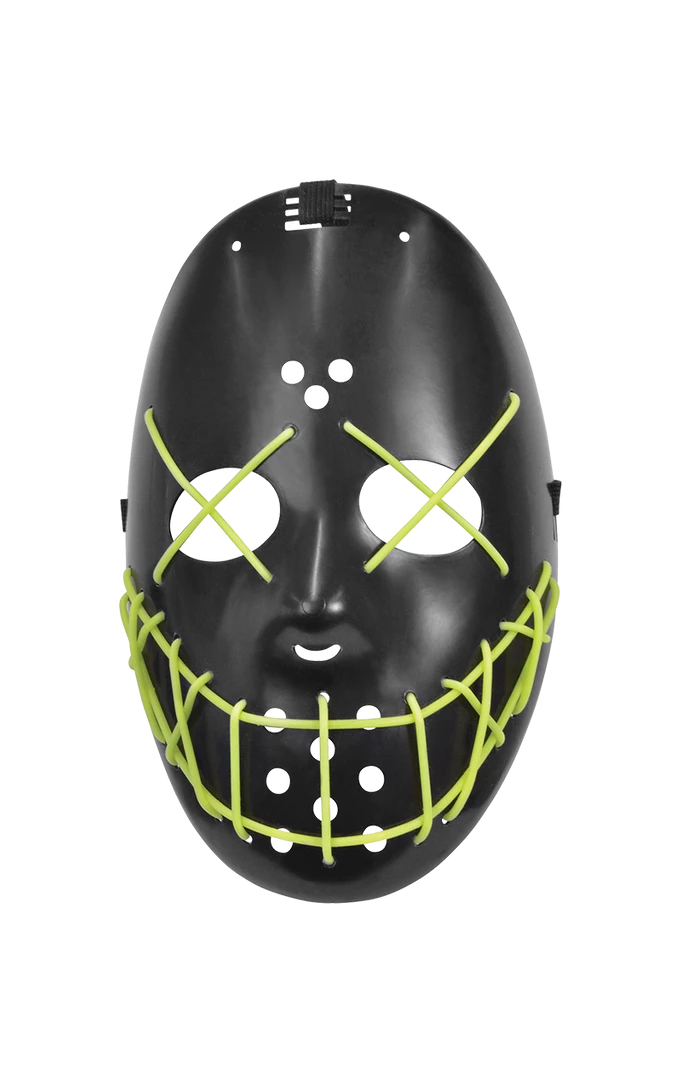 Discount 🌟 Bristol Novelty Anarchy Green Glow Purge Facepiece Movies ⌛ 1 Bristol Novelty Anarchy Green Glow Purge Facepiece Movies