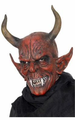 Smiffys Halloween Devil Demon Facepiece