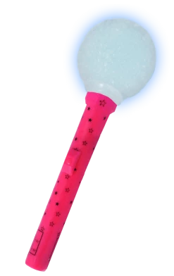 Smiffys Flashing Microphone Accessory Festivals