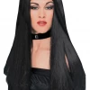 Rubies Victorian Black Witch Wig