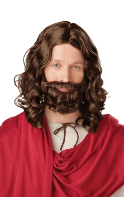 California Costumes Religion Jesus Wig And Beard