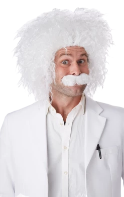 California Costumes Letter E Einstein Wig And Moustache