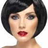 Smiffys Babe Glamour Wig Black All Decades /Era Costumes