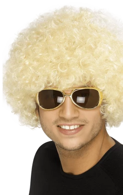 Smiffys Blonde Afro Wig
