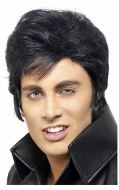 Smiffys Black Elvis Wig Music & Pop/Rock Stars