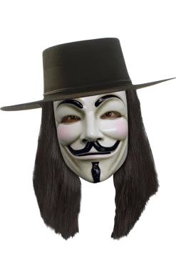 Rubies V For Vendetta Wig British / UK