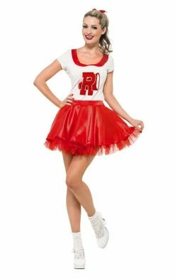Smiffys Womens Grease Sandy Cheerleader Costume