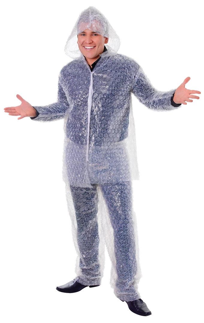 Brand new ✨ Bristol Novelty Bubble Wrap Suit Costume Costumes Under £20 👏 1 Bristol Novelty Bubble Wrap Suit Costume Costumes Under £20