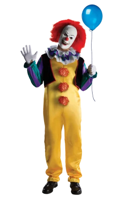 Rubies Adult Classic 90s Pennywise Costume Clowns