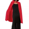 Rubies Red 45'' Fabric Cape (Unisex)