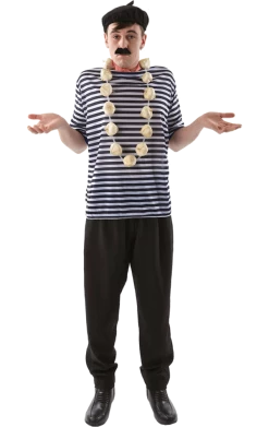 Smiffys Around The World Adult Frenchman Costume Kit