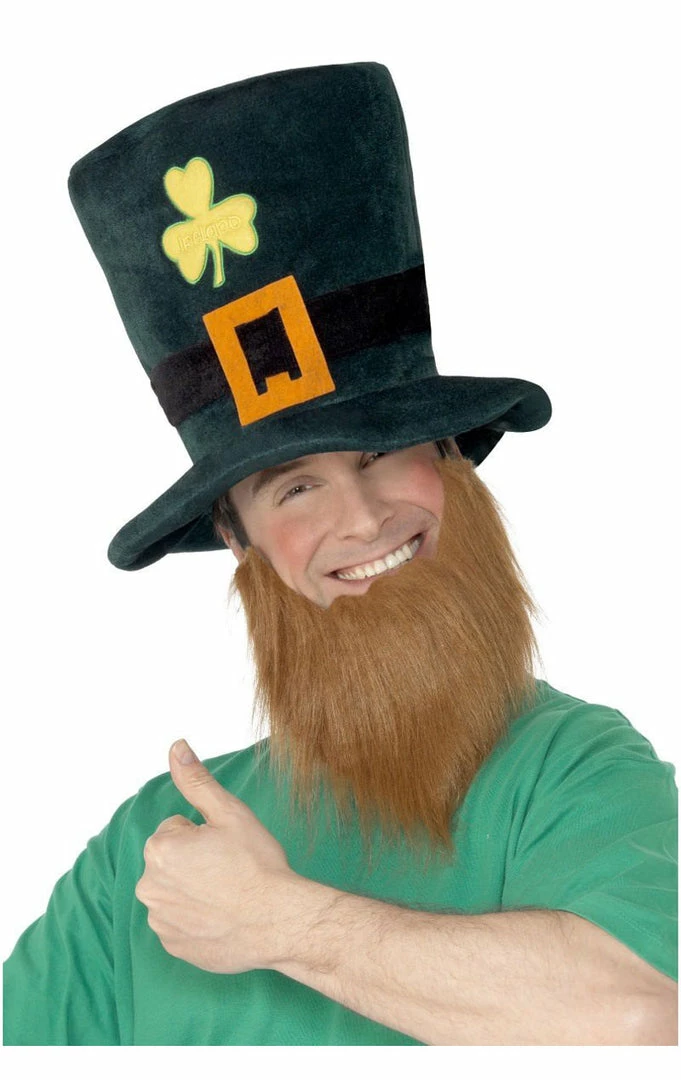 Outlet 🔔 Smiffys Around The World Adult Irish Leprechaun Hat & Beard ❤️ 2 Smiffys Around The World Adult Irish Leprechaun Hat & Beard