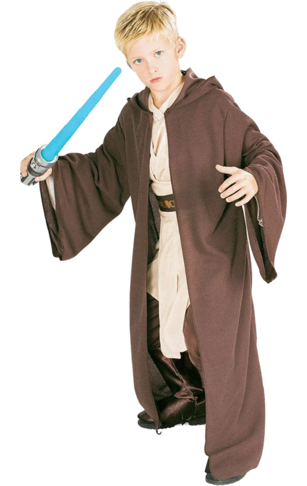 New 🔥 Rubies Kids Star Wars Jedi Robe Costume Disney 🥰 1 Rubies Kids Star Wars Jedi Robe Costume Disney