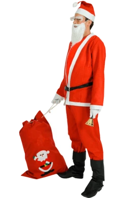 Alibaba Mens Felt Santa Costume Costumes Under £20