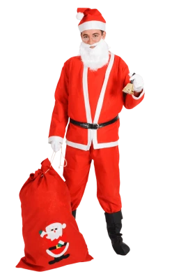 Alibaba Mens Felt Santa Costume Costumes Under ยฃ20