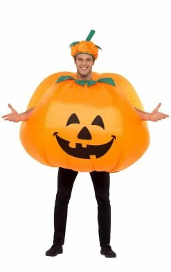 Smiffys Adult Inflatable Pumpkin Costume Inflatable Costumes