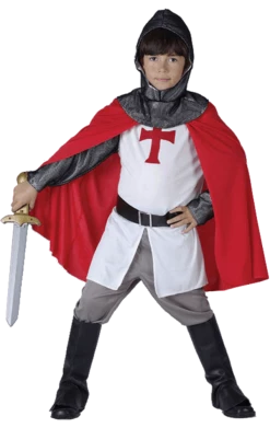 Bristol Novelty Kids Crusader Knight Costume British / UK