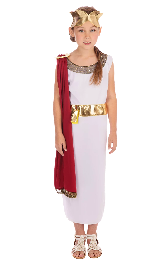 Best Sale 👏 Bristol Novelty Around The World Kids Aphrodite Greek Costume 🥰 1 Bristol Novelty Around The World Kids Aphrodite Greek Costume