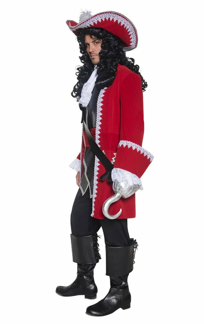 Best Pirce ❤️ Smiffys Book Characters Adult Captain Hook Costume 🔥 2 Smiffys Book Characters Adult Captain Hook Costume