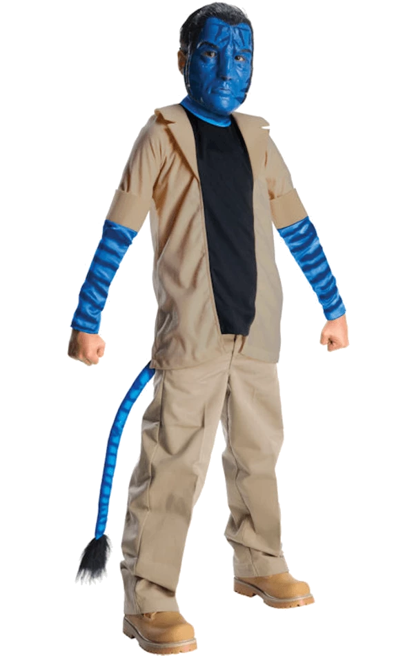 Budget 🎉 Rubies Aliens Kids Jake Sully Avatar Costume 🌟 1 Rubies Aliens Kids Jake Sully Avatar Costume