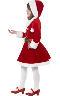 Smiffys Little Miss Santa Costume