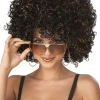 California Costumes 1960's Glitter Afro Black & Gold Wig