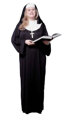 Morris Costumes Womens Nun Plus Size Costume Novelty