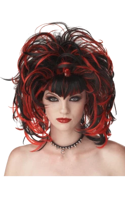 Palmer Red & Black Evil Sorceress Wig