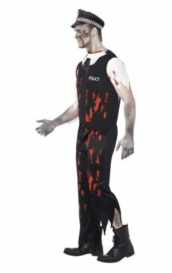 Smiffys Adult Zombie Policeman Costume Halloween