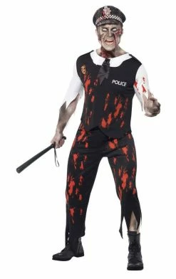 Smiffys Adult Zombie Policeman Costume Halloween