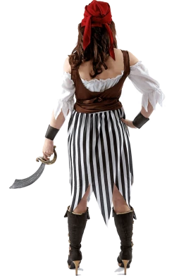 New 💯 Orion Costumes Book Characters Ladies Pirate Jailbird Costume ⭐ 5 Orion Costumes Book Characters Ladies Pirate Jailbird Costume