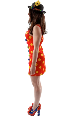 Orion Costumes Circus Womens Bonbon The Clown Dress Costume