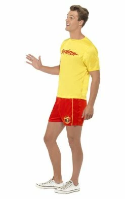 Smiffys Mens Baywatch Tee Costume TV