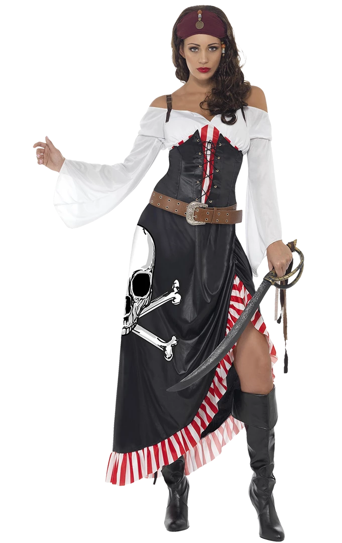 Outlet 🥰 Smiffys Pirates 👩 Womens Pirate Stunner Costume 😍 1 Smiffys Pirates Womens Pirate Stunner Costume