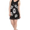 Orion Costumes Halloween Womens Sequin Skull Dress Costume