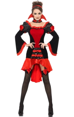 Smiffys Fever Saucy Vampiress Costume
