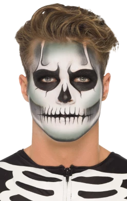 Smiffys Halloween Glow-in-Dark Skeleton Make Up