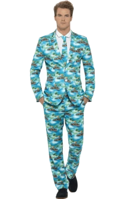 Smiffys Mens Aloha Hawaiian Suit