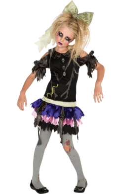 Rubies Dolls Kids Zombie Doll Costume