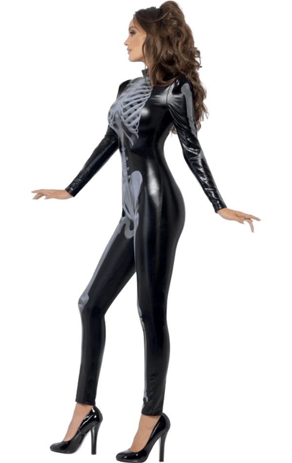Brand new 🛒 Smiffys Ladies Sexy 🎃 Halloween Skeleton Costume 👍 2 Smiffys Ladies Sexy Halloween Skeleton Costume