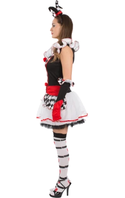 Orion Costumes Circus Ladies Harlequin Jester Costume