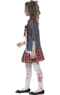 Smiffys Kids Zombie School Girl Costume
