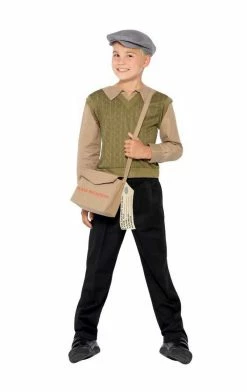 Smiffys Kids War Evacuee Costume British / UK