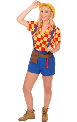 Orion Costumes Womens Wendy Bob The Builder Costume British / UK
