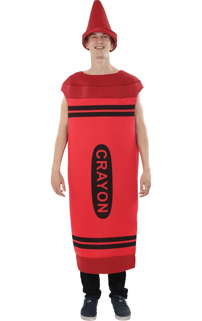 Buy 😀 Orion Costumes Crayons Adult Red Crayon Costume 💯 1 Orion Costumes Crayons Adult Red Crayon Costume